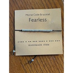 Fearless Morse Code Bracelet